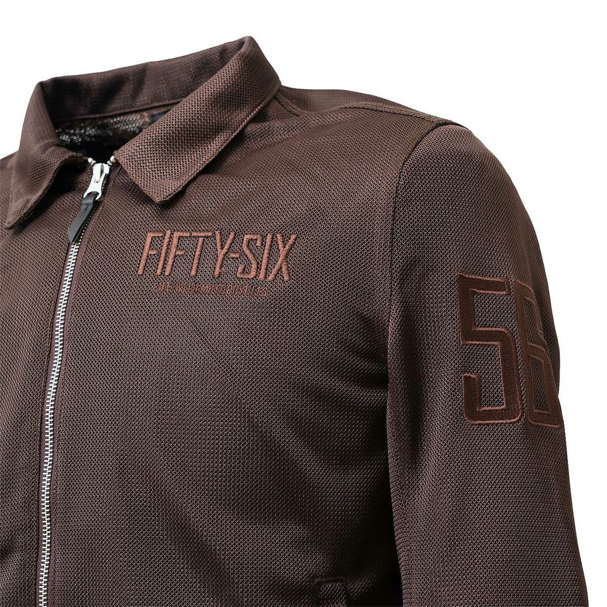 56design｜ワーカー メッシュジャケット ’26｜アウター｜チョコレート