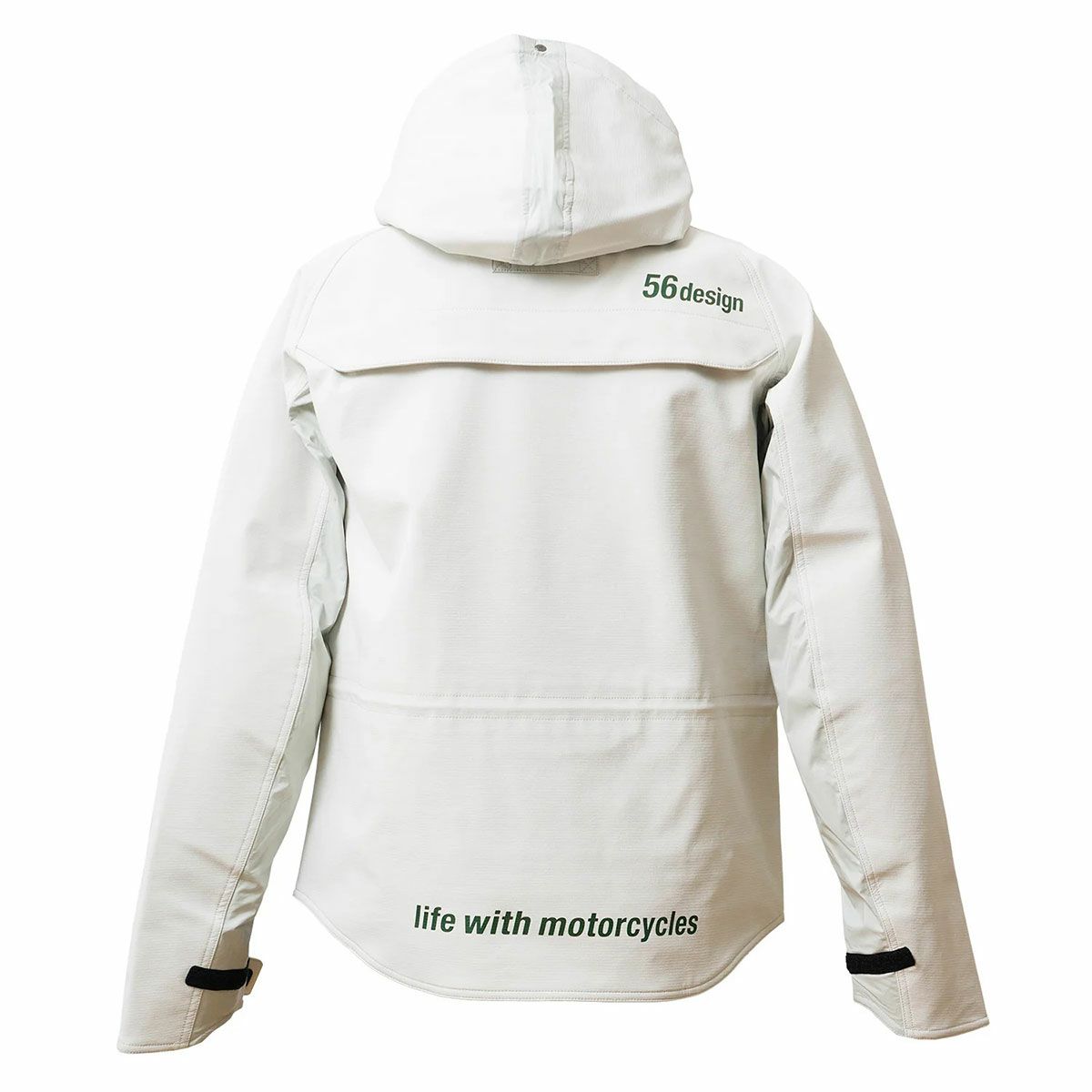 56design｜アクシス ジャケット ’26｜アウター｜ホワイト×フォレストグリーン