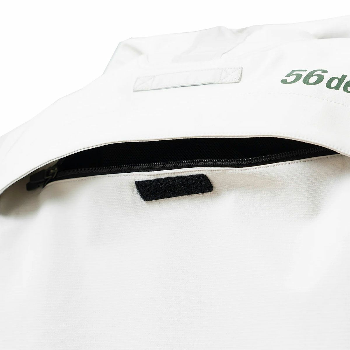 56design｜アクシス ジャケット ’26｜アウター｜ホワイト×フォレストグリーン